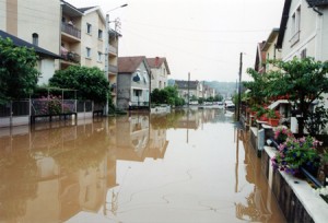 Brive-la-gaillarde en Corrèze, n'a pas vue autant d'eau depuis 1960