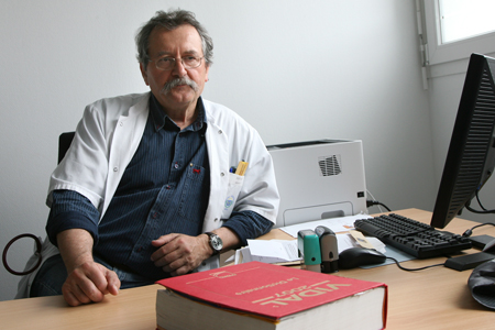 Le docteur Rémi Boudet, chef du service d'hémodialyse.