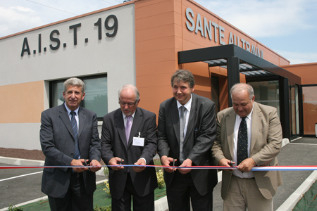L'inauguration du nouveau bâtiment d'AIST19 à Malmort rue Bessot