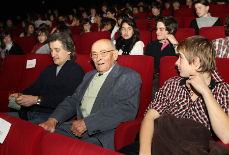 Roger Gouffault qui a assisté à la projection du documentaire.