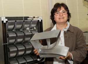 Michèle Lalande, responsable du projet : dispositifs impulsionnels ultra large bande.