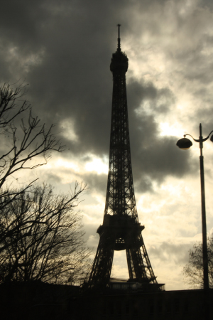 Tour Eiffel à contre jour