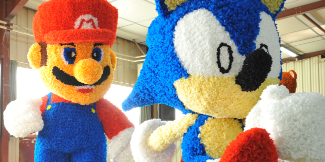 Mario et Sonic prêts à défiler