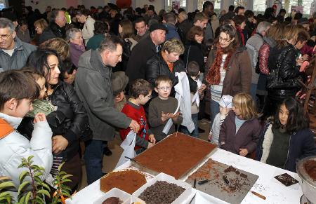 Des milliers de visiteurs se sont rendus au salon "Tendrement chocolat"