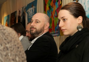 Sébastien Bailly, délégué général du festival, et Vanja Kaludjercic, assistante à la programmation