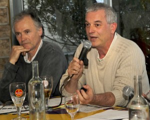 Michel Rival et Guy Laronde.