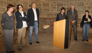 Inauguration avec Françoise Gautry, maire adjoint en charge de la culture