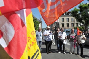 Manifestation contre la réforme des retraites à Brive