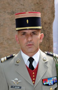 Le lt-col Pascal Goujon, commandant en second du 126e RI