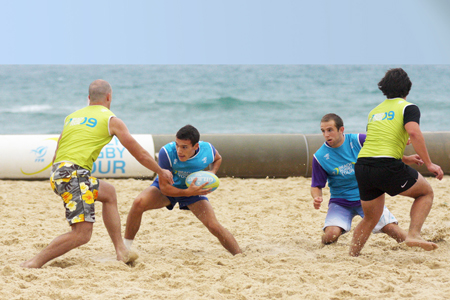beach rugby tour
