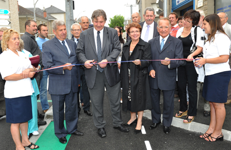 Inauguration de l'aménagement du boulevard Voltaire