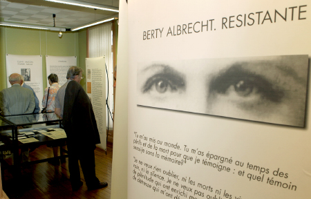 Exposition Berty Albrecht, résistante au musée Edmond Michelet
