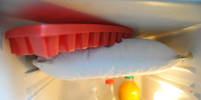 Une couche de glace dans le réfrigérateur engendre une surconsommation d'énergie de 30%