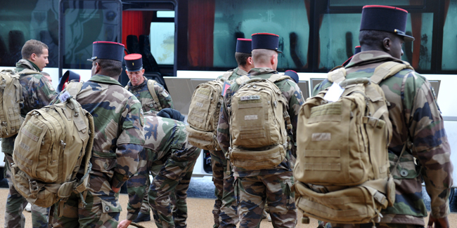 Le rtour des premiers militaires du 126RI à Brive après leur mission en Afghanistan