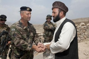 Le colonel Goisque en Afghanistan. china shura. Photo 126