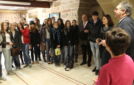Réception des lycéens de Lauf et Cabanis en mairie