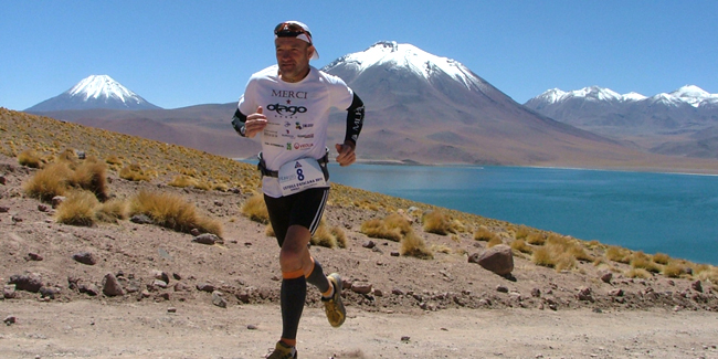 François Lacassagne pendant l'Etoile d'Atacama