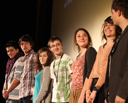 Cérémonie d'ouverture du 8e festival du cinéma de Brive, avec le jury jeunes