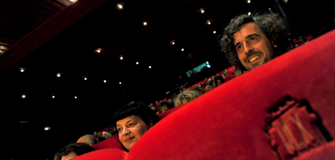 Clôture du 8e festival du cinéma de Brive, avec à droite Guillaume Brac