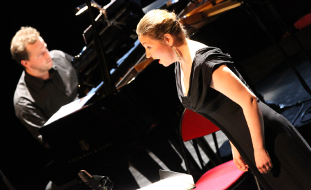 Karine Deshayes, mezzo-soprano et Johann Farjot au piano