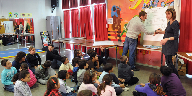 Les enfants du centre Jacques Cartier préparent une exposition sur les vaccins