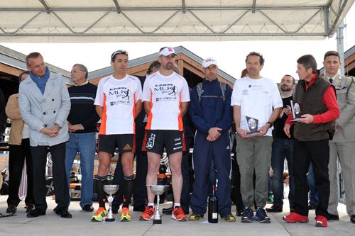 Podium général: 1er Thierry Breuil (Team MLK Brive), 2e Patrick Cessat (Team MLK Brive), 3e Denis Joly (ADA Brive Malemort), 4e Stéphane Michel (CCI de la Corrèze) et 5e Laurent Barbet (Running club Arpajon)