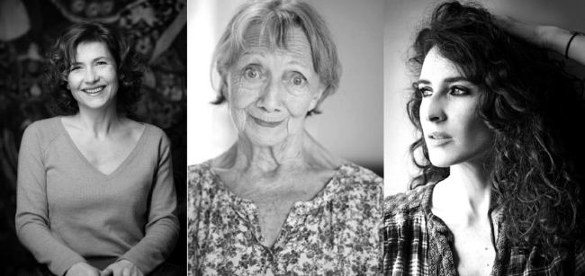 Marie Bunel, Françoise Bertin et Elsa Lughini, les trois rôles prinicpaux d'Une vie déportée