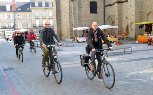 Une circulation à vélo jugée "plus apaisée" en centre-ville