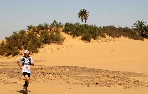 François Lacassagne dans le White desert challenge. 8 Photo Cyril Bussat