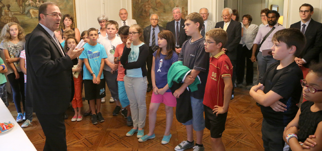 Les écoliers de Saint Germain ont reçu le second prix du concours "Les petits artistes de la mémoire"