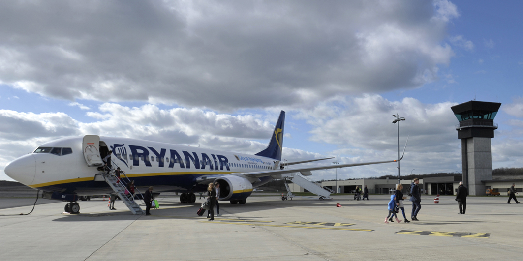 aeroport ligne brive stansted ryanair. Photo Pascal Perrouin