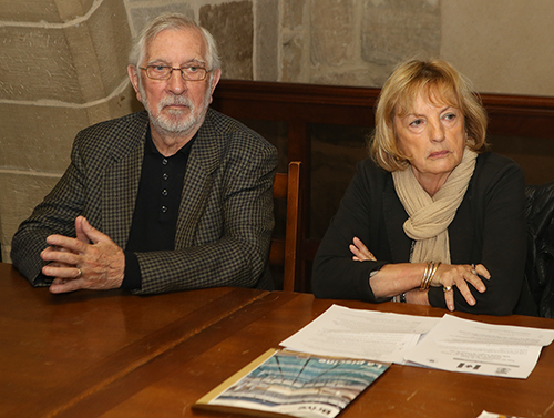 Christiane Laval et Jean-François Deret, présidente et vice-président de l'association Pays de Brive Corrèze Québecc